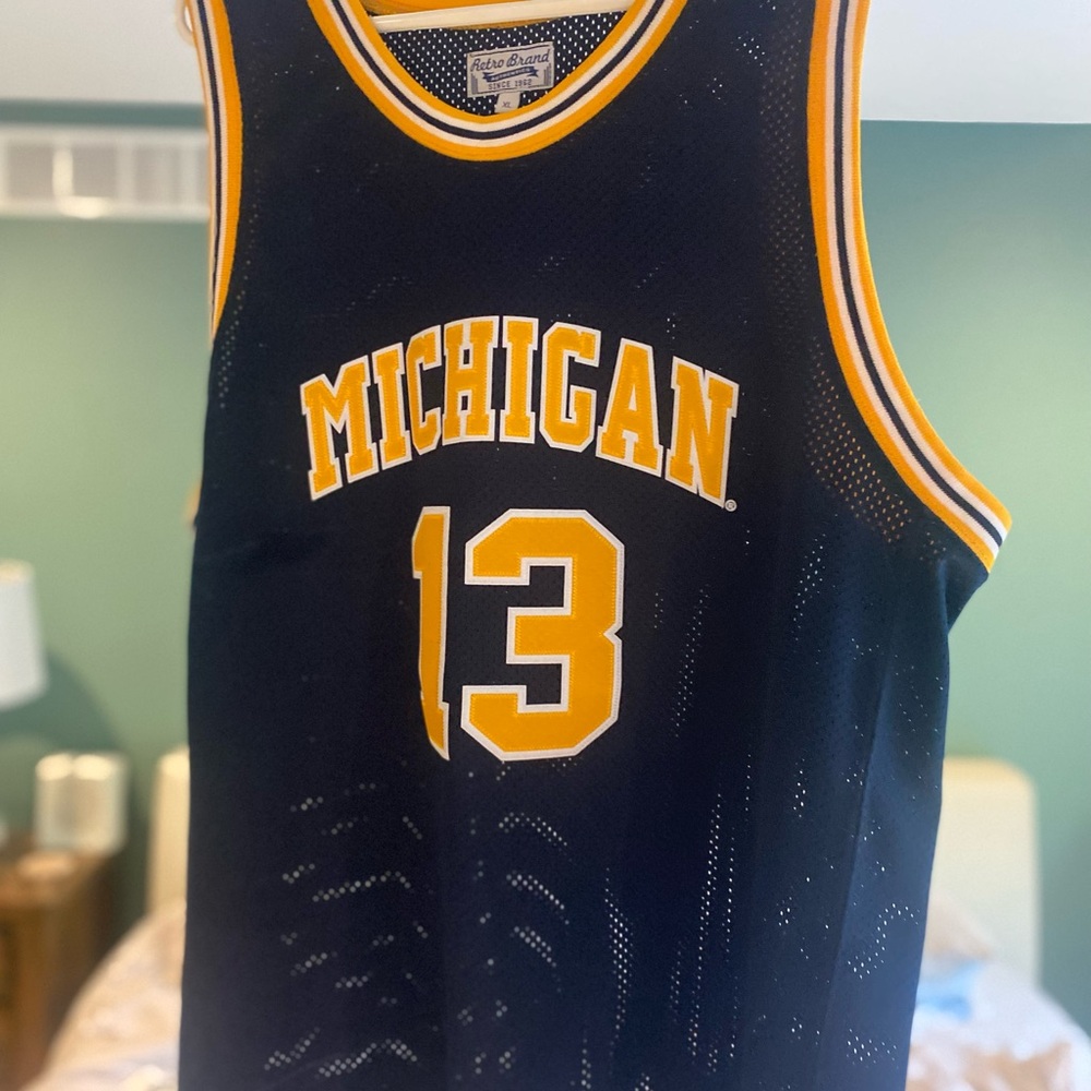 Retro Michigan Basketball Jersey XL